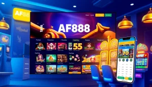 Experience the best of online gaming with AF88's user-friendly platform showcasing exciting betting options.