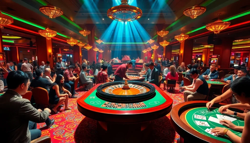 79king brings the excitement of roulette to life with vibrant players and elegant chips.