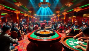 79king brings the excitement of roulette to life with vibrant players and elegant chips.