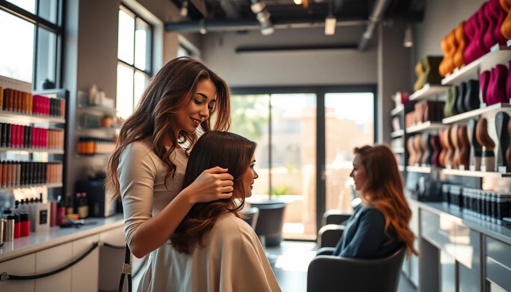 Coiffeur Femme Casablanca offrant des services de coiffure modernes dans un salon élégant.