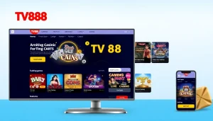 TV88 online gambling platform interface highlighting user-friendly design and engaging gaming options.