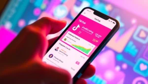 Engaging TikTok interface highlighting features of an effective tiktok smm panel for social media growth.