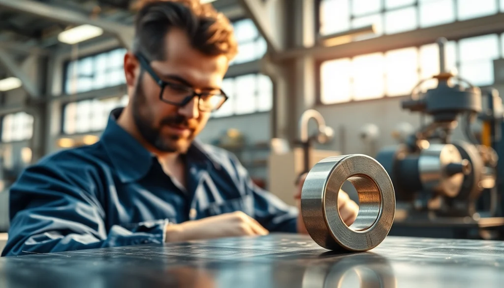 Alnico magnets manufacturer in china showcasing craftsmanship in a modern industrial setting.