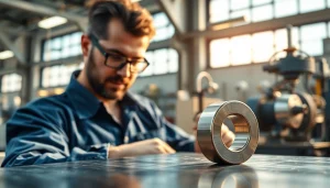 Alnico magnets manufacturer in china showcasing craftsmanship in a modern industrial setting.