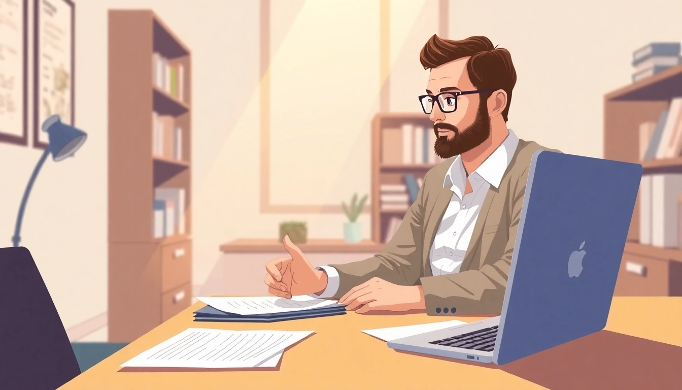 Traducteurs assermentés effectuant des traductions de documents juridiques dans un environnement professionnel.