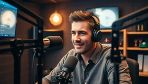 Broadcasting live from https://www.westcentralsbest.com with a sports announcer in action.