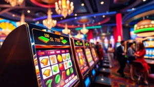 Gaming excitement at https://mega888tm.club with vibrant slot machine in action.