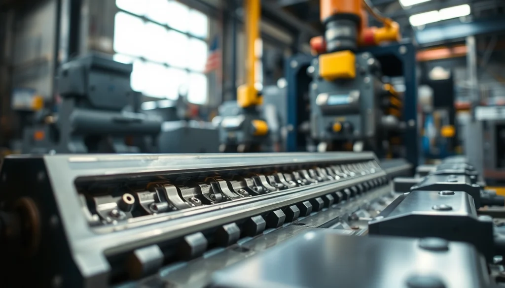 Progressive Dies crafted with precision in a professional industrial setting, showcasing engineering excellence.