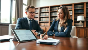 Attorney providing legal guidance at https://www.inmotionlaw.com office, creating a welcoming atmosphere.