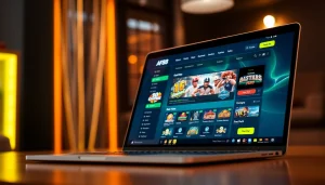 Showcasing the AF88 online betting platform homepage with vibrant icons and interactive features for an engaging experience.