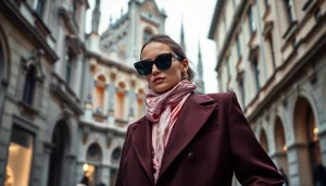 Professional Fashion Photographer in Milan capturing an elegant model