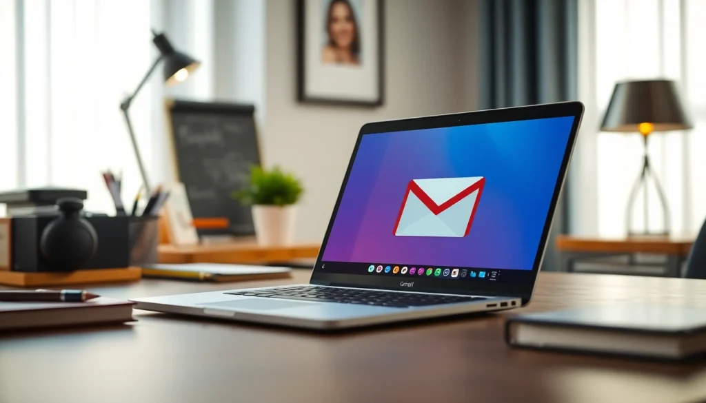 Enhance productivity with Gmail邮箱下载 in a modern workspace setting.