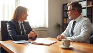 Consult a lawyer about TPD insurance benefits in a professional office environment.