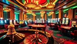 Experience excitement as players try their luck at Hi 88 casino tables featuring roulette and poker strategies.