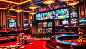 Experience the i828 casino excitement with immersive gaming visuals and elegant casino elements.