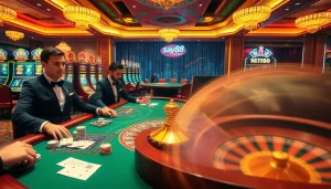Experience the thrill of gambling at say88 with vibrant poker tables and exciting slot machines.