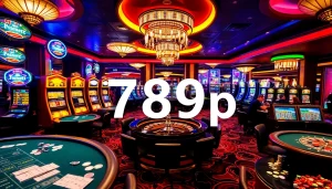 Exciting gameplay at 789p casino with vibrant slot machines and roulette.