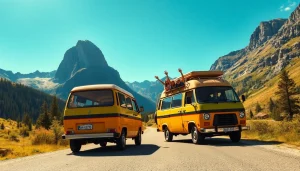 Family enjoying adventure travels with DIY campervan at https://fernweh-abenteuer.de