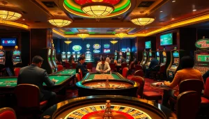 Engage in thrilling gameplay at https://mm88.sh/ with captivating casino visuals and intense player interactions.