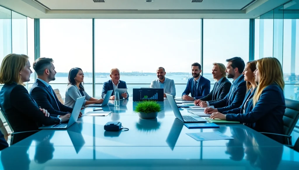 Engage in dynamic discussions at https://oresundbusinessmeeting.se with collaborative professionals in a modern conference setting.