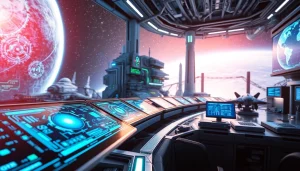 Experience futuristic technology and space themes at https://orbitnix.com with advanced digital interfaces shining brightly.