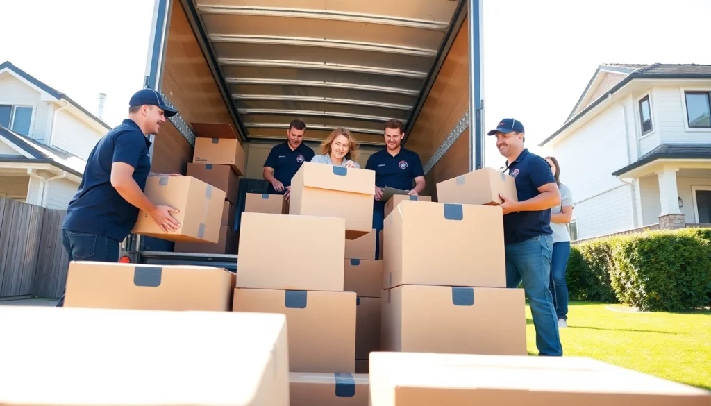 Interstate Removalists Shellharbour assisting a family during a move, showcasing teamwork and professionalism.