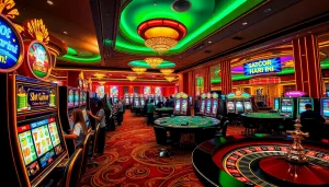 Experience Slot Gacor Hari ini with vibrant slot machines and thrilling casino excitement.