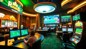 Exciting RR88 online casino scene featuring live dealers and diverse gaming options.