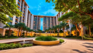 View of Tampines St 95 EC luxury condominium complex with modern design and green landscape.