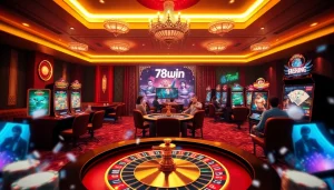 Experience thrilling gameplay at 78win with vibrant casino elements and exciting betting action.