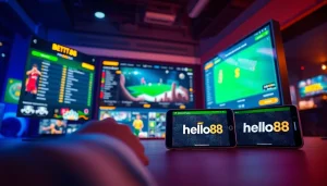 Hello88 online gaming platform showcasing vibrant betting options and engaging user experience.