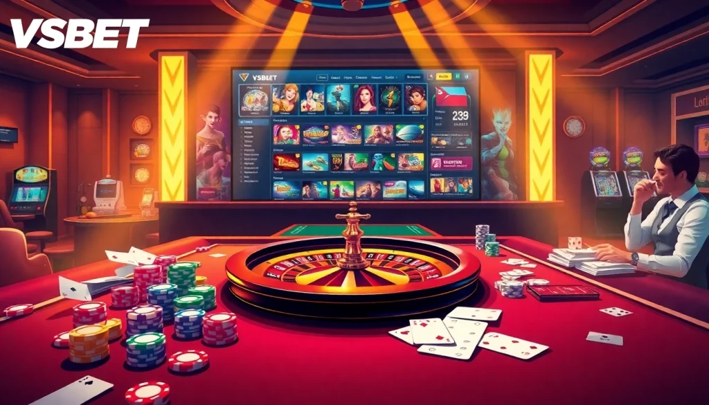 Stake your bets at VSBET casino, featuring lively games and professional atmosphere.