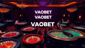 VAOBET live casino experience with professional dealers, roulette, and poker tables for thrilling gameplay.
