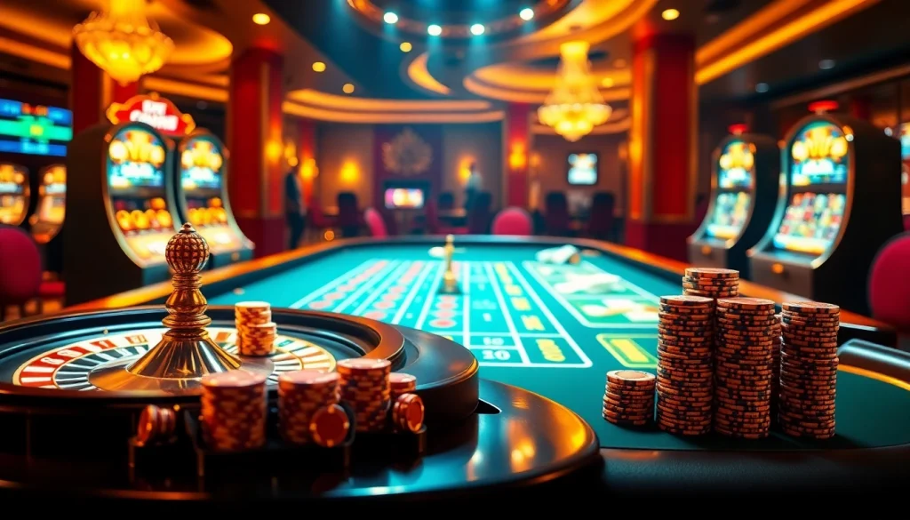 Experience thrilling gaming action on the Jeetbuzz platform with elegant casino visuals.