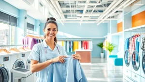 Find reliable dry cleaners near me with professional service and inviting atmosphere.