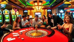 Strategically playing at an MM88 casino table with poker chips and cards.