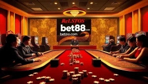 Join the excitement at bet88.com with vibrant casino gameplay and professional dealers.