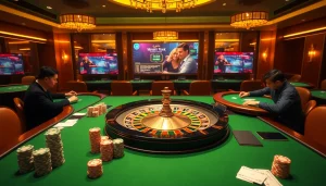 Khela88 online gambling scene featuring luxury casino elements and professional betting action.