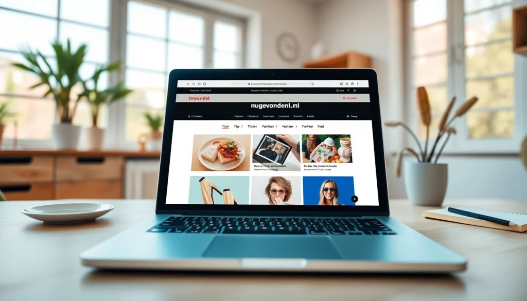 Discover tips and tricks at https://nugevonden.nl on a laptop in a bright workspace.