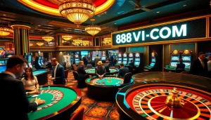 Experience the excitement of winning at 888VI COM with thrilling casino games and vibrant atmosphere.