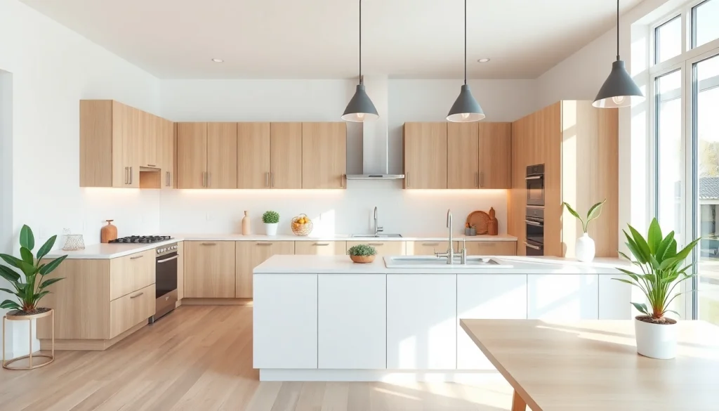 Revitalize your space with this home renovation kitchen design showcasing modern elegance.