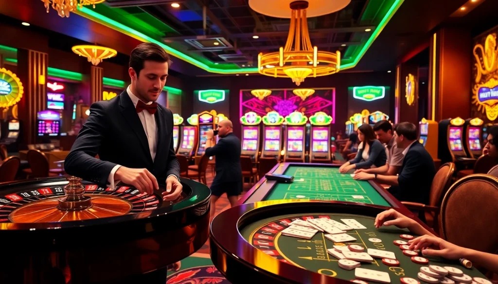 Winning on the exciting games offered at https://lucky88com.me/ in a vibrant casino scene.