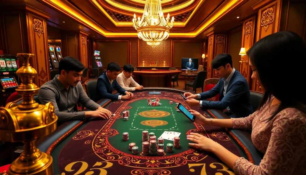 Experience thrilling gameplay with the 733bet App featuring vibrant casino action and engaging poker tables.