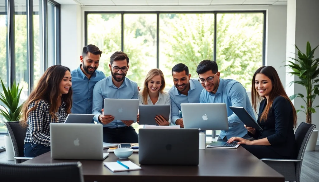 Création de site web et branding numérique sur bourgogne-com.fr dans un bureau moderne.