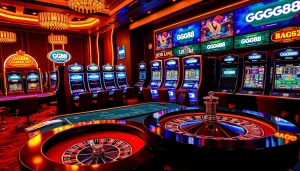 Win big at GG88 with vibrant casino games including roulette and slots.