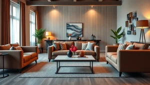 View modern furniture setup inspired by https://deco2.gr for a stylish living room.