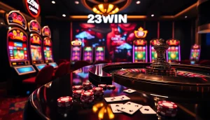 Engage in thrilling online gambling at https://23win.hiphop/ with top-notch tables and poker chips.