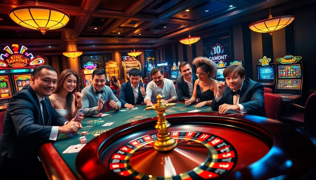Experience the ultimate thrill at the top 10 Nhà Cái Uy Tín with a vibrant casino atmosphere showcasing intense gameplay.