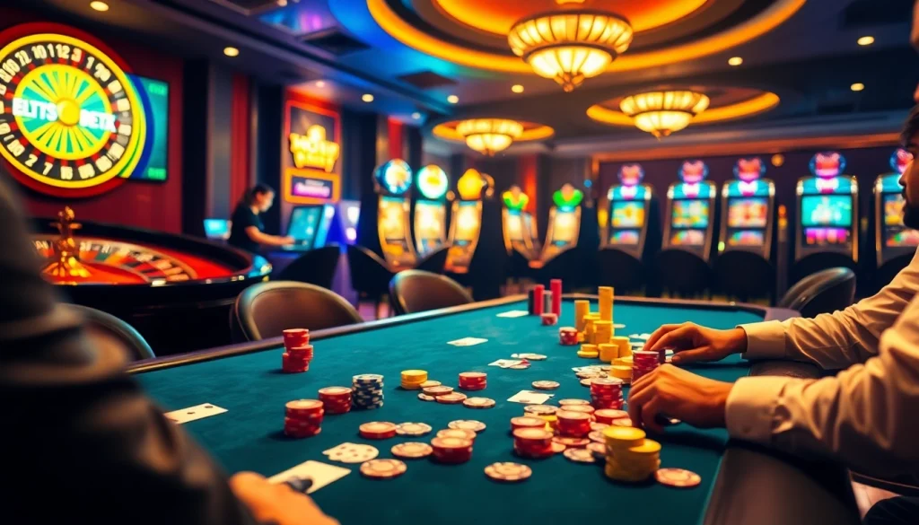Experience thrill at https://net88x.net/ with poker games, roulette, and vibrant casino atmosphere.