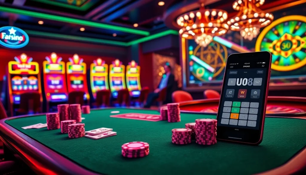 Experience the thrill of UU88's casino with exciting poker games and vibrant slot machines.